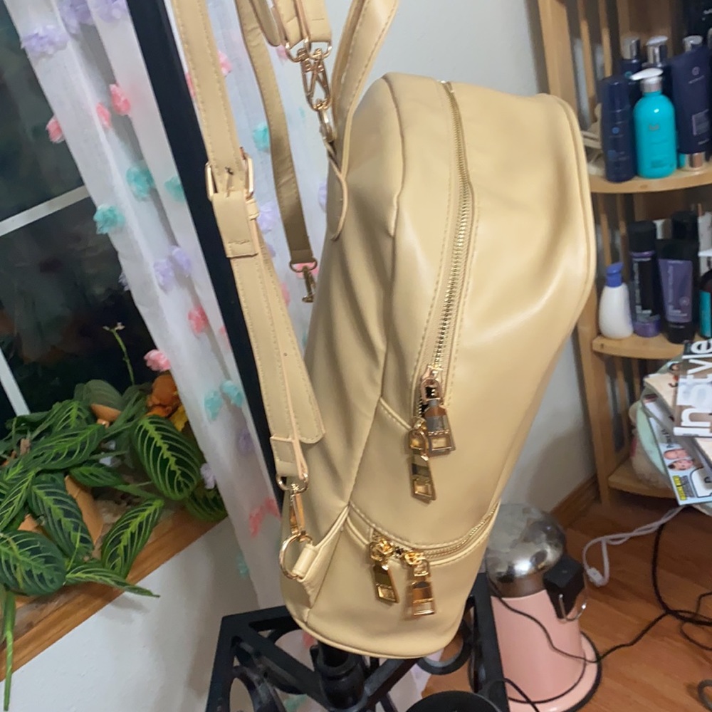 Bebe beige Large backpack - Picture 4 of 8